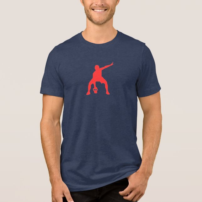 Kettlebell Power: Dynamic Swing Tri-Blend Shirt (Front)