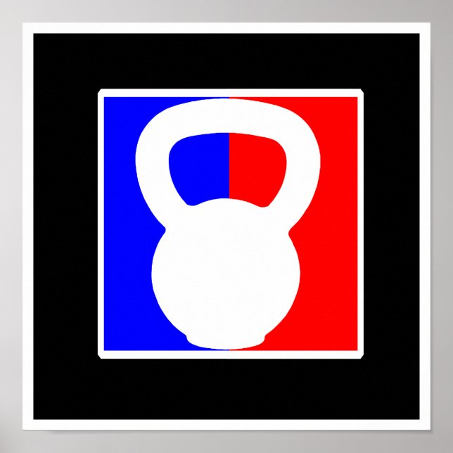 Kettlebell Pro Logo Poster - "Elite Fitness" Print (Front)