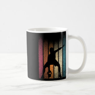 Kettlebell Retro Workout Powerlifting Bodybuilder  Coffee Mug