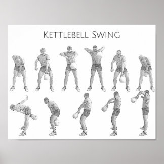 Kettlebell Swing Poster