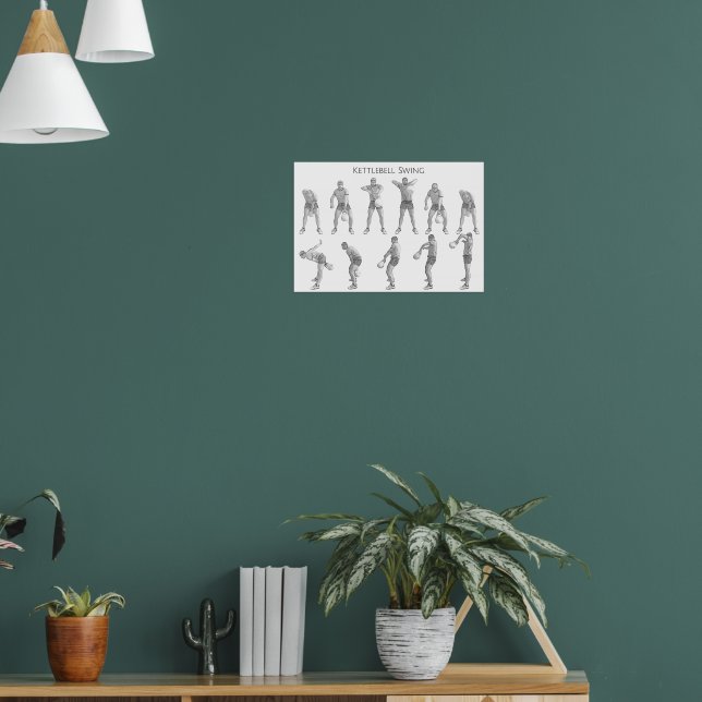 Kettlebell Swing Poster Zazzle