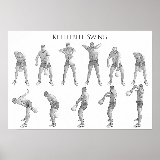 Kettlebell Swing Poster (Front)