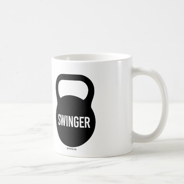 Kettlebell Swinger Coffee Mug (Right)