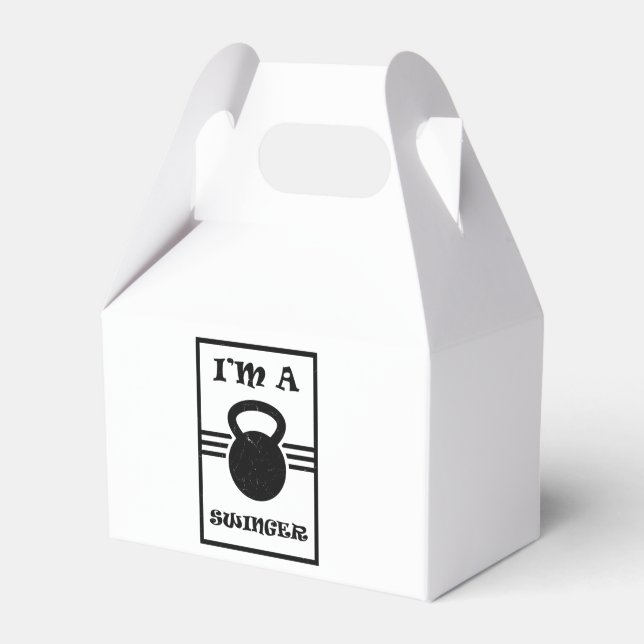 Kettlebell Swinger Favor Boxes (Front Side)