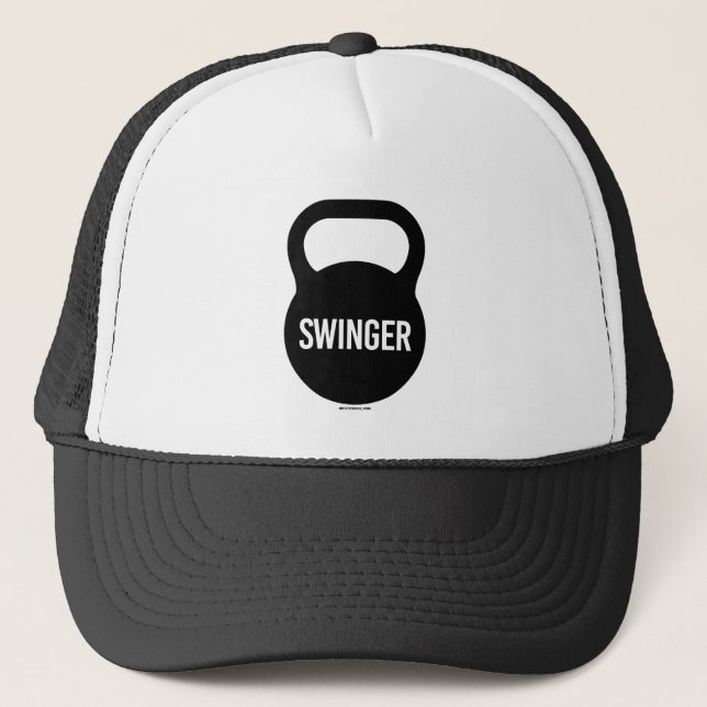 Kettlebell Swinger Trucker Hat (Front)
