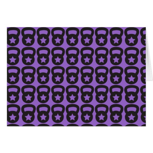 Kettlebell With An Empty Star Cards (Front Horizontal)