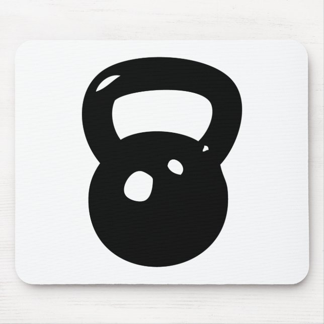 Kettlebell Workout Mouse Pad (Front)