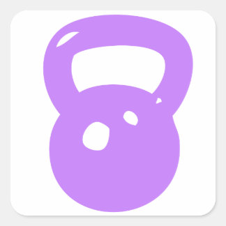 Kettlebell Workout Square Sticker