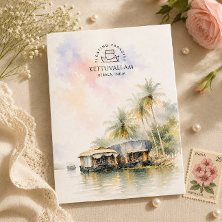 Kettuvallams - Kerala, India | Coastal Beauty Holiday Postcard