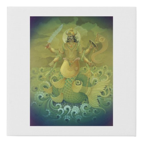 Ketu _ Souther Lunar Node Faux Canvas Print