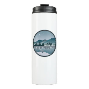Keuka Lake New York Reflection Thermal Tumbler