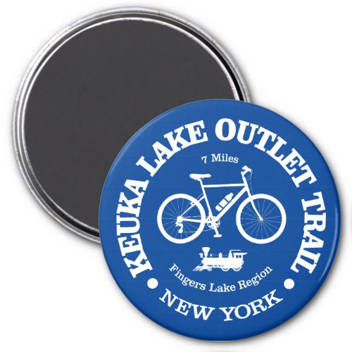 Keuka Lake Outlet Trail cycling Magnet