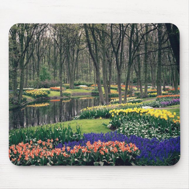 Keukenhof, a floral banquet mouse pad (Front)