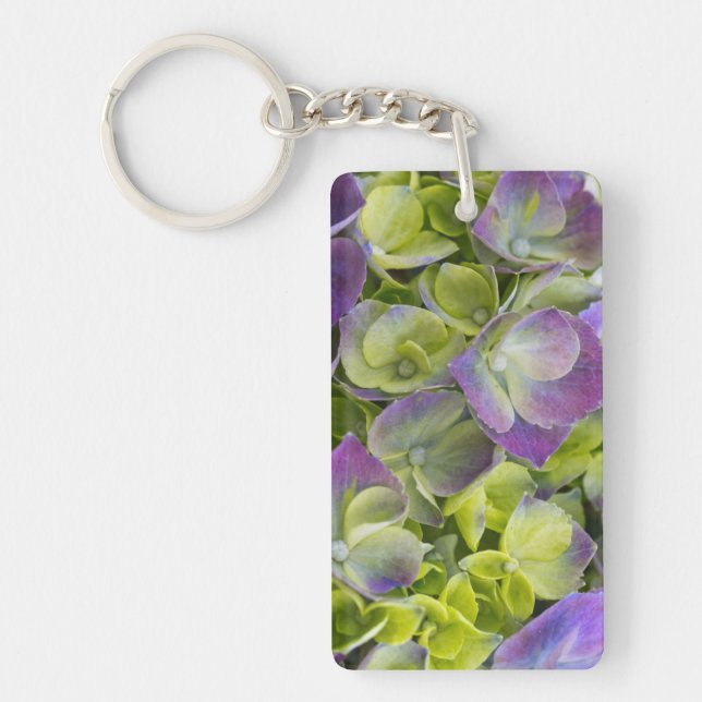 Keukenhof Garden Hydrangea Keychain (Front)