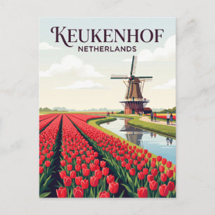Keukenhof Gardens Netherlands Postcard