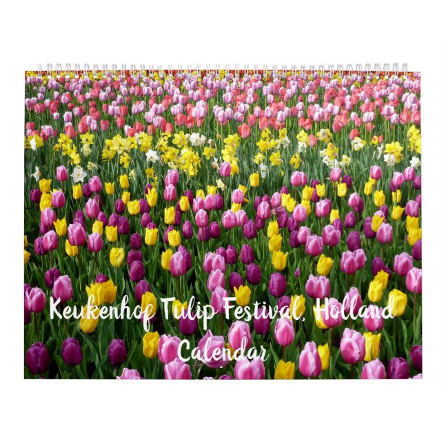 Keukenhof Tulip Festival, Holland Calendar (Cover)