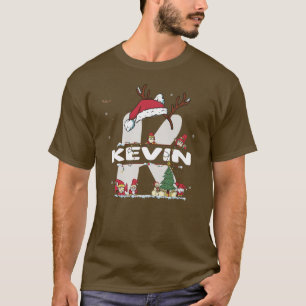 Kevin Christmas  w Kevin Name for funny Xmas  T-Shirt