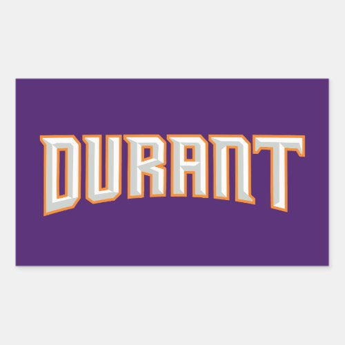 Kevin Durant _ Phoenix Basketball Rectangular Sticker