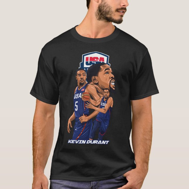 Kevin Durant Usa T-Shirt (Front)