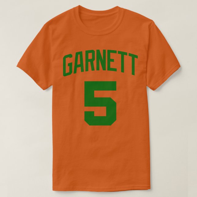 Kevin Garnett Jersey White T-Shirt (Design Front)