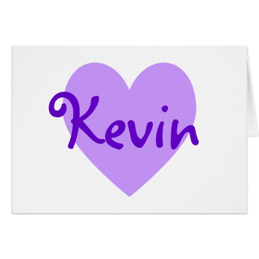 Kevin in Purple Cards (Front Horizontal)
