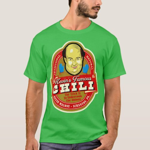 Kevin Malone Chili Label Office T_Shirt