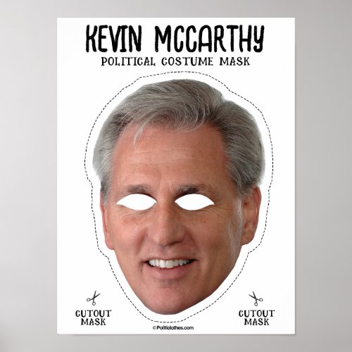 Kevin McCarthy Costume Mask Poster