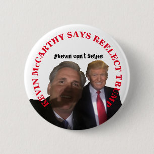 Kevin McCarthy says Re-elect Trump Button