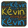 Kevin Square Sticker