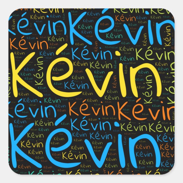 Kevin Square Sticker (Front)