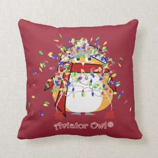 Kevin Tangled in Lights Throw Pillow