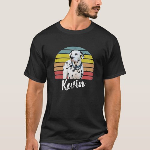 Kevin The Dalmatian Retro Sun T_Shirt
