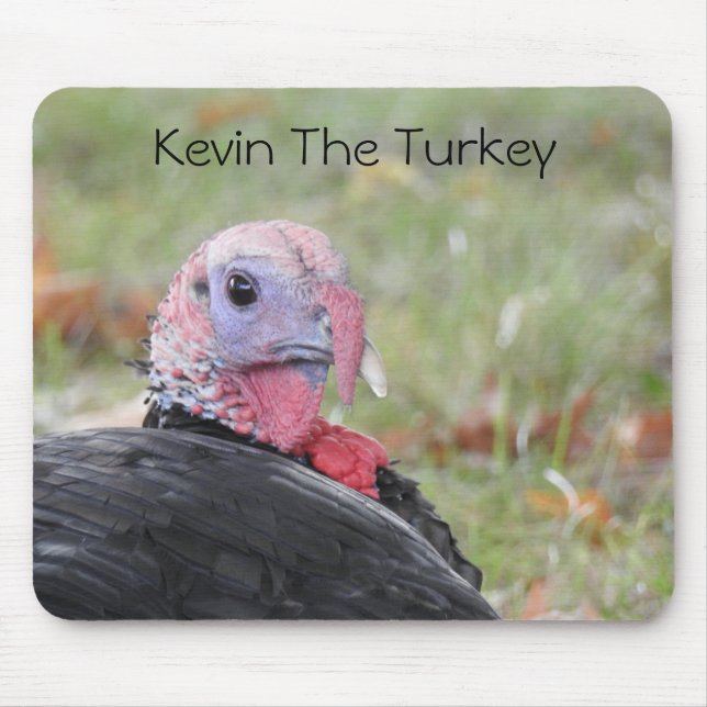 Kevin The Turkey -Old Wethersfield, CT Mouse Pad (Front)