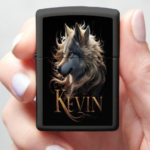 Kevin, The Wolf's Embrace Zippo Lighter