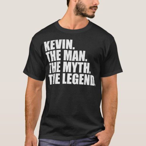 KevinKevin Name Kevin given name T_Shirt