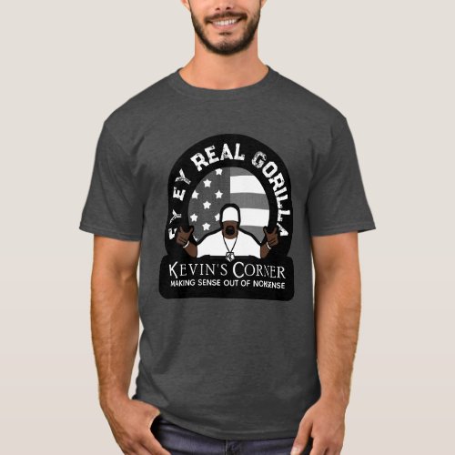 Kevins Corner EY EY Real Gorilla Emblem T_Shirt