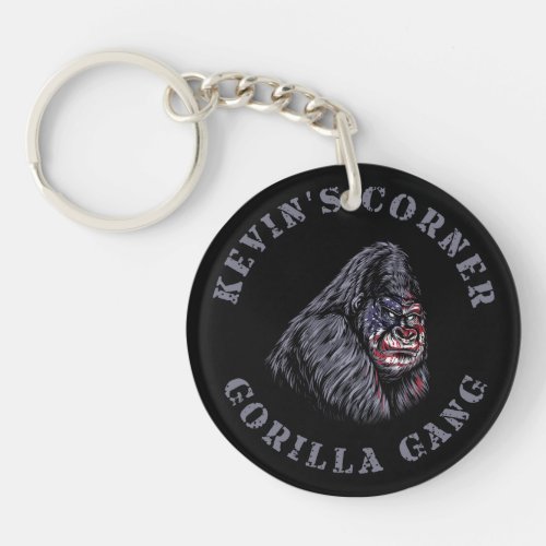 Kevins Corner GORILLA GANG Keychain