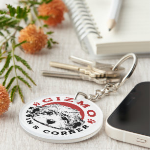 Kevin's Corner Mascot Gizmo Maltipoo Puppy Keychain