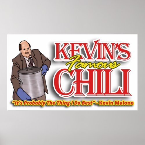 Kevins Famous Chili Poster