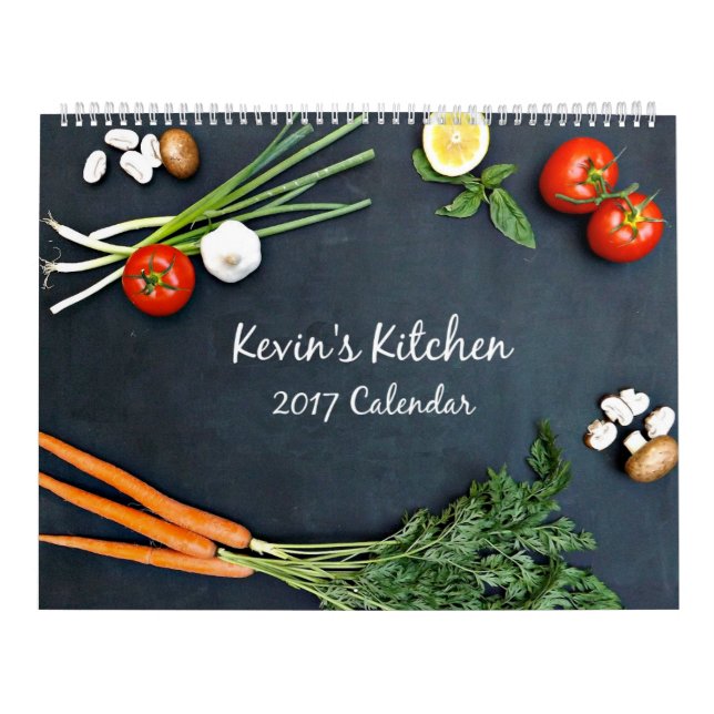 Kevin's Kitchen 2017 Calendar (Cover)