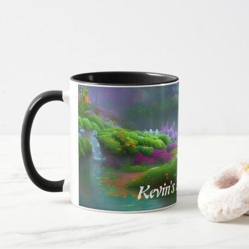 Kevins Morning Tea Personalized Customizable Mug