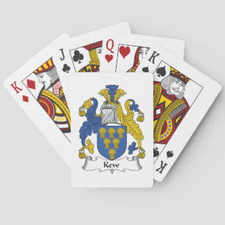 Kew Family Crest Poker Cards
