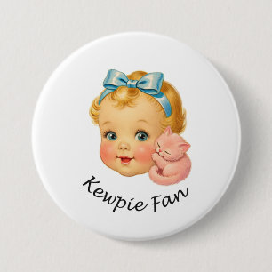 Kewpie Fan Dolly Badge Button