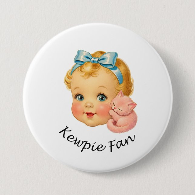 Kewpie Fan Dolly Badge Button (Front)