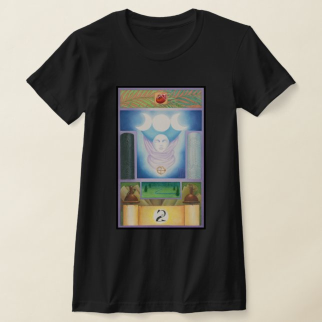 Key 2 High Priestess T-Shirt (Laydown)