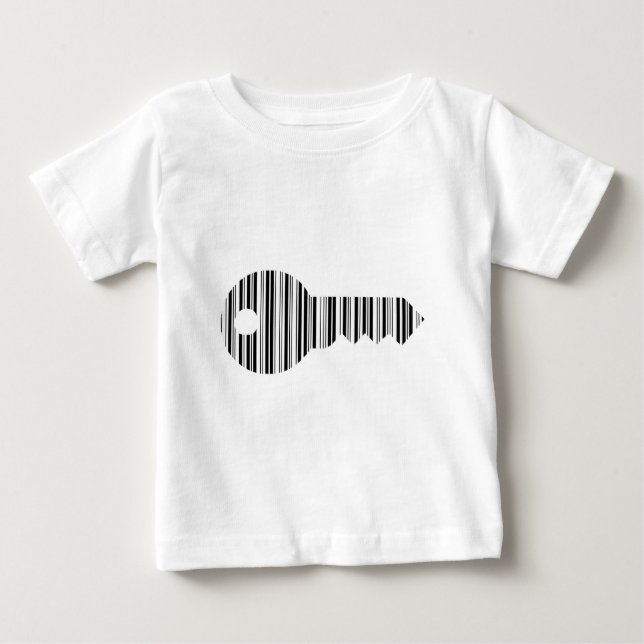KEY BAR CODE Keys Barcode Pattern Design Baby T-Shirt (Front)