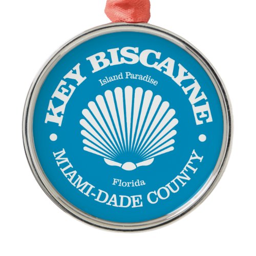 Key Biscayne (seashell) Metal Ornament
