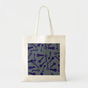 Key Blue Pattern Product Tote Bag