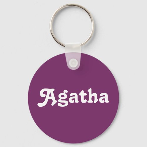 Key Chain Agatha