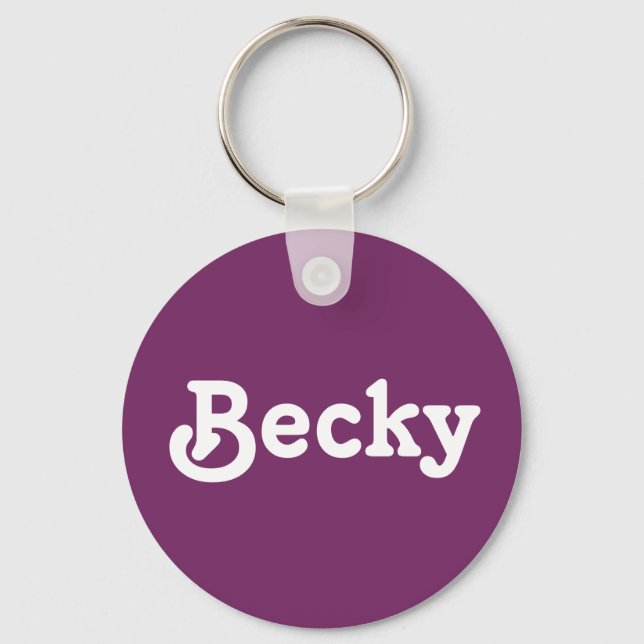 Key Chain Becky (Front)
